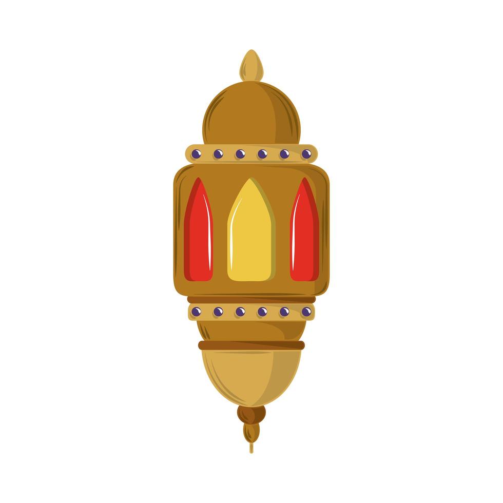 traditionele moslimlamp vector