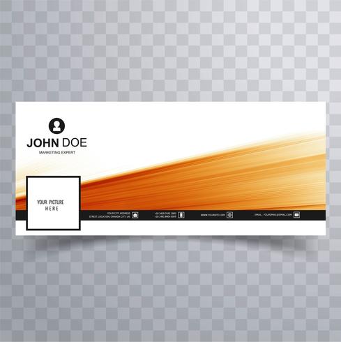 Modern facebook tijdlijnbanner sjabloonontwerp vector