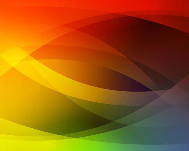 Abstracte kleurrijke golfvector als achtergrond vector