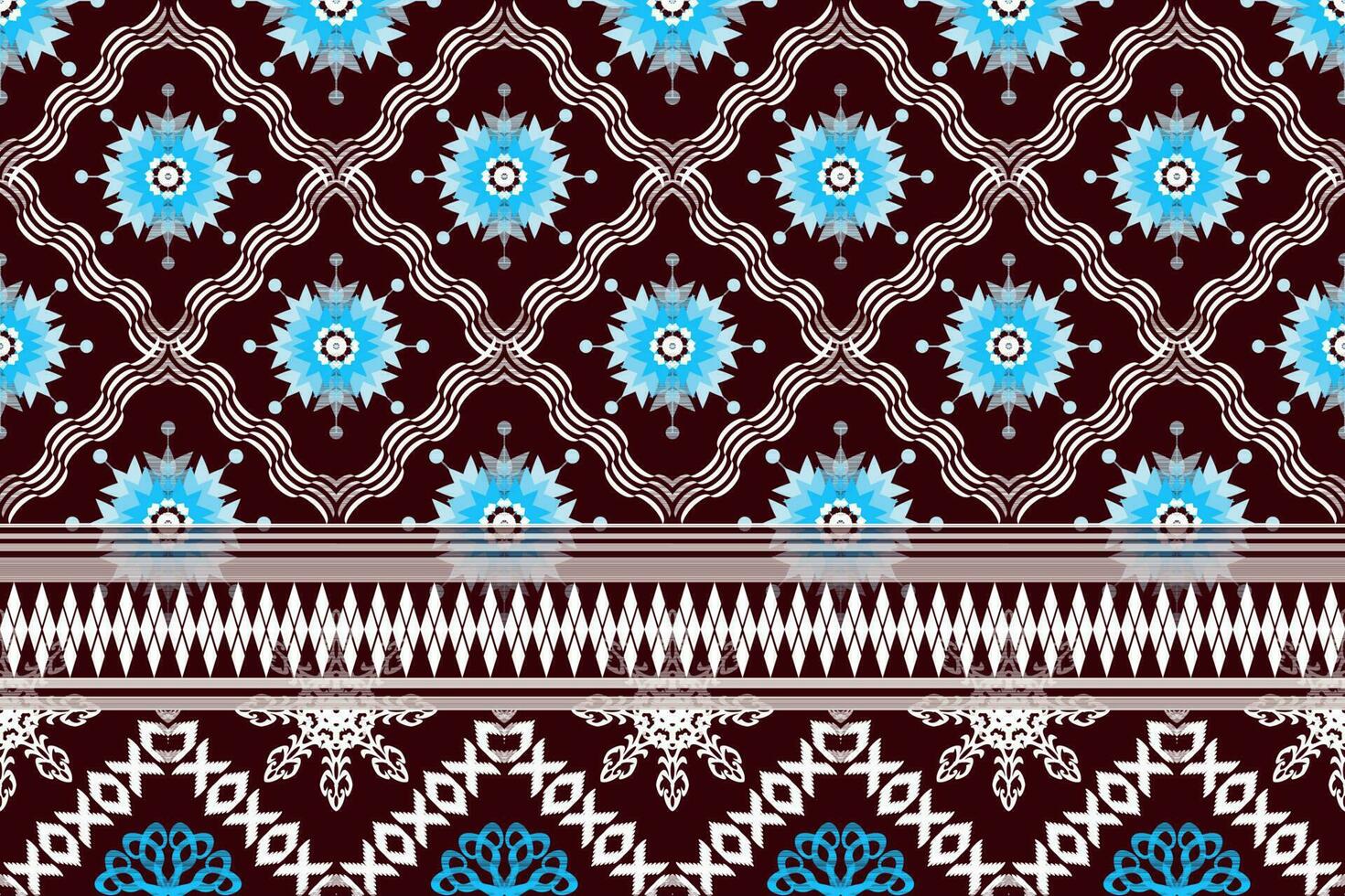 ikat figuur aztec borduurwerk stijl. meetkundig etnisch oosters traditioneel kunst Patroonontwerp voor etnisch achtergrond,behang,mode,kleding,verpakking,stof,afbeelding,vector illustratie vector