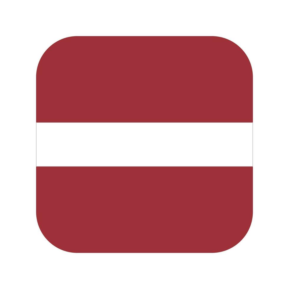Letland vlag eenvoudige illustratie voor onafhankelijkheidsdag of verkiezing vector