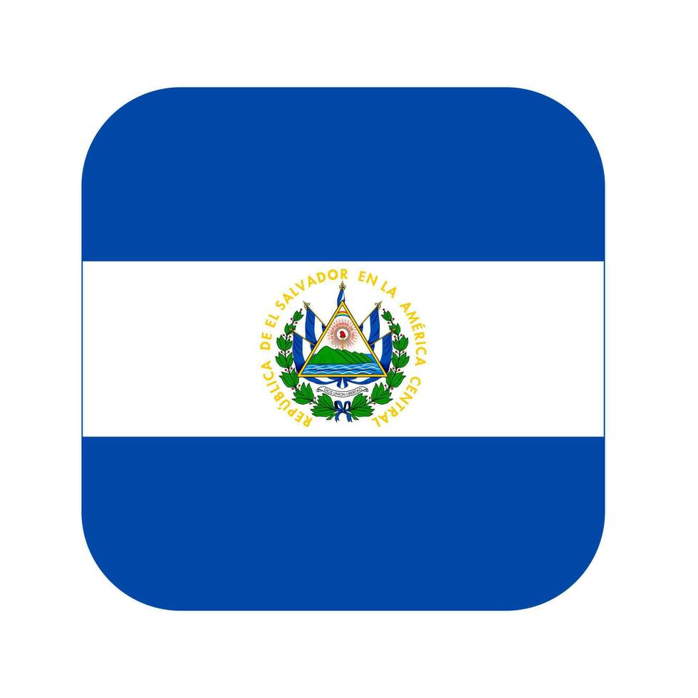 el salvador vlag eenvoudige illustratie voor onafhankelijkheidsdag of verkiezing vector