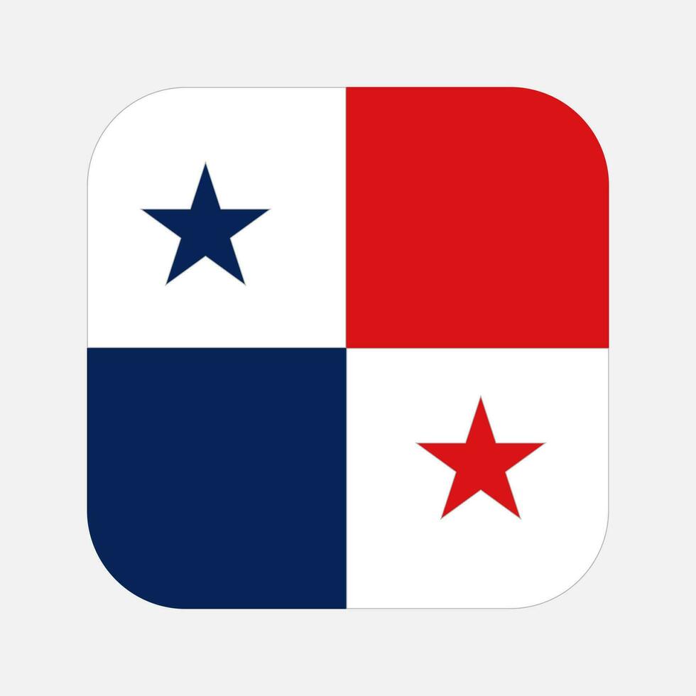 Panama vlag gemakkelijk illustratie voor onafhankelijkheid dag of verkiezing vector