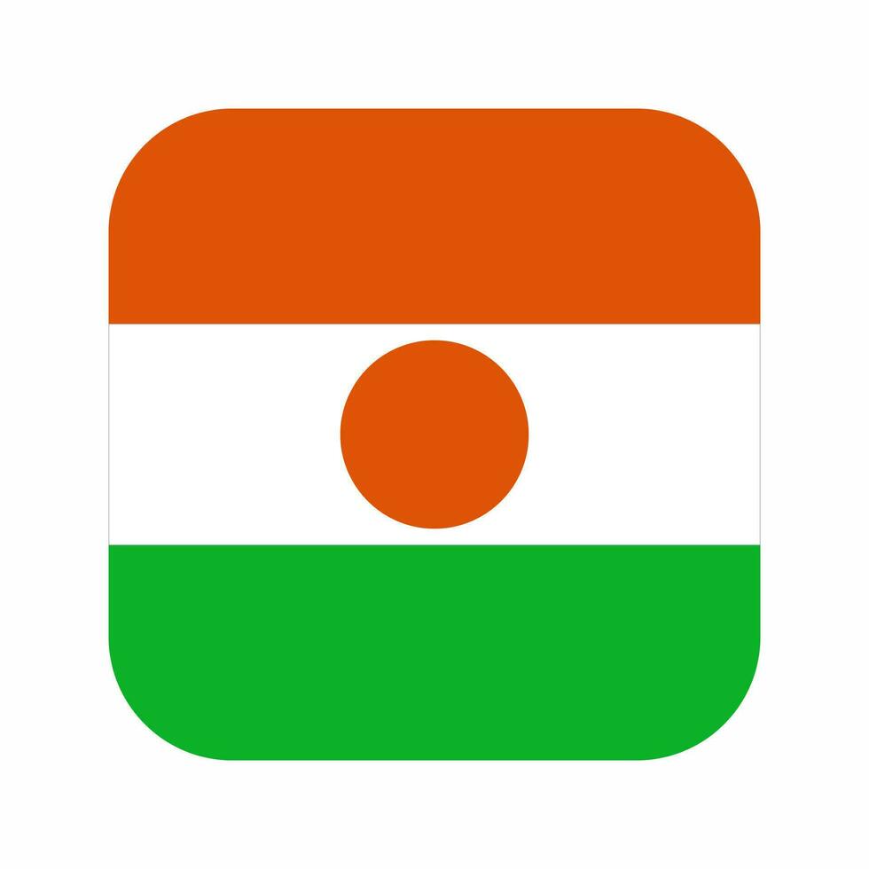 niger vlag eenvoudige illustratie voor onafhankelijkheidsdag of verkiezing vector