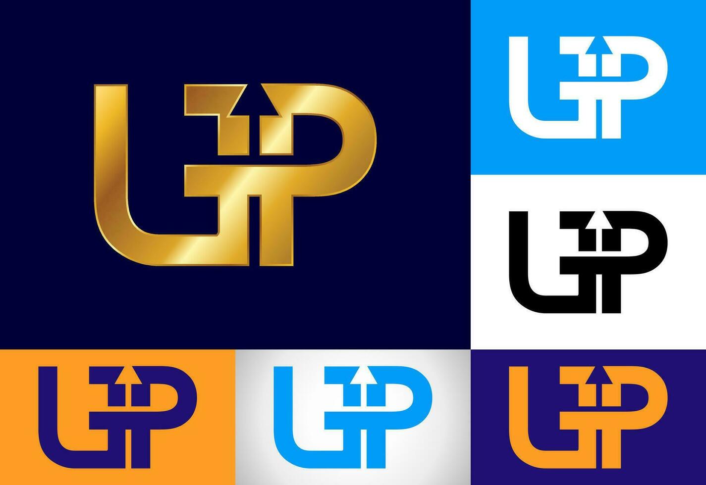 eerste brief u p logo ontwerp vector sjabloon. grafisch alfabet symbool voor zakelijke bedrijf identiteit