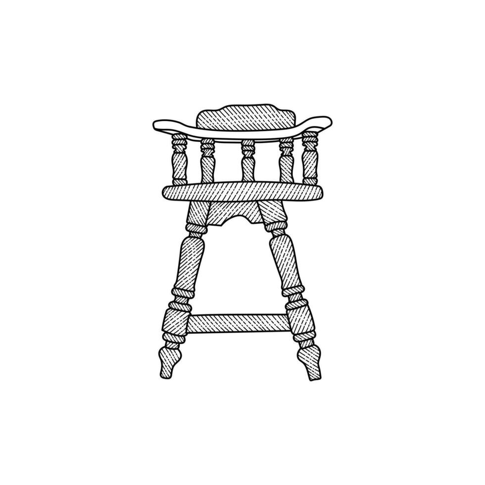 stoel logo ontwerp, modern meubilair vector logo sjabloon