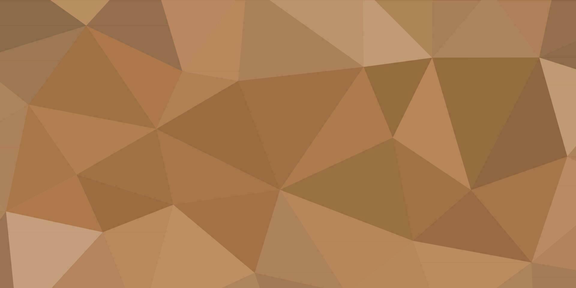 abstract hout bruin meetkundig achtergrond met driehoeken vector