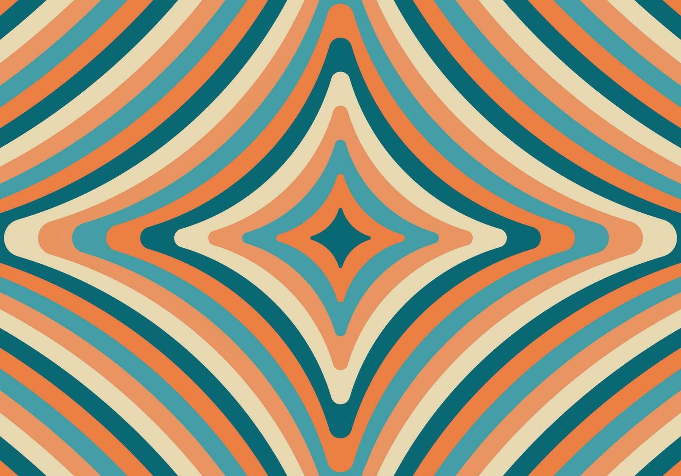 psychedelisch groovy hippie achtergrond. vector