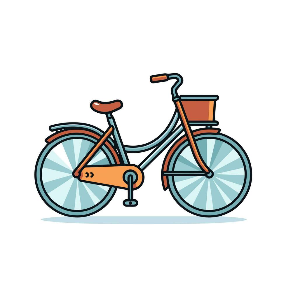 fiets icoon ontwerp fiets illustratie voertuig tekenfilm vector grafisch