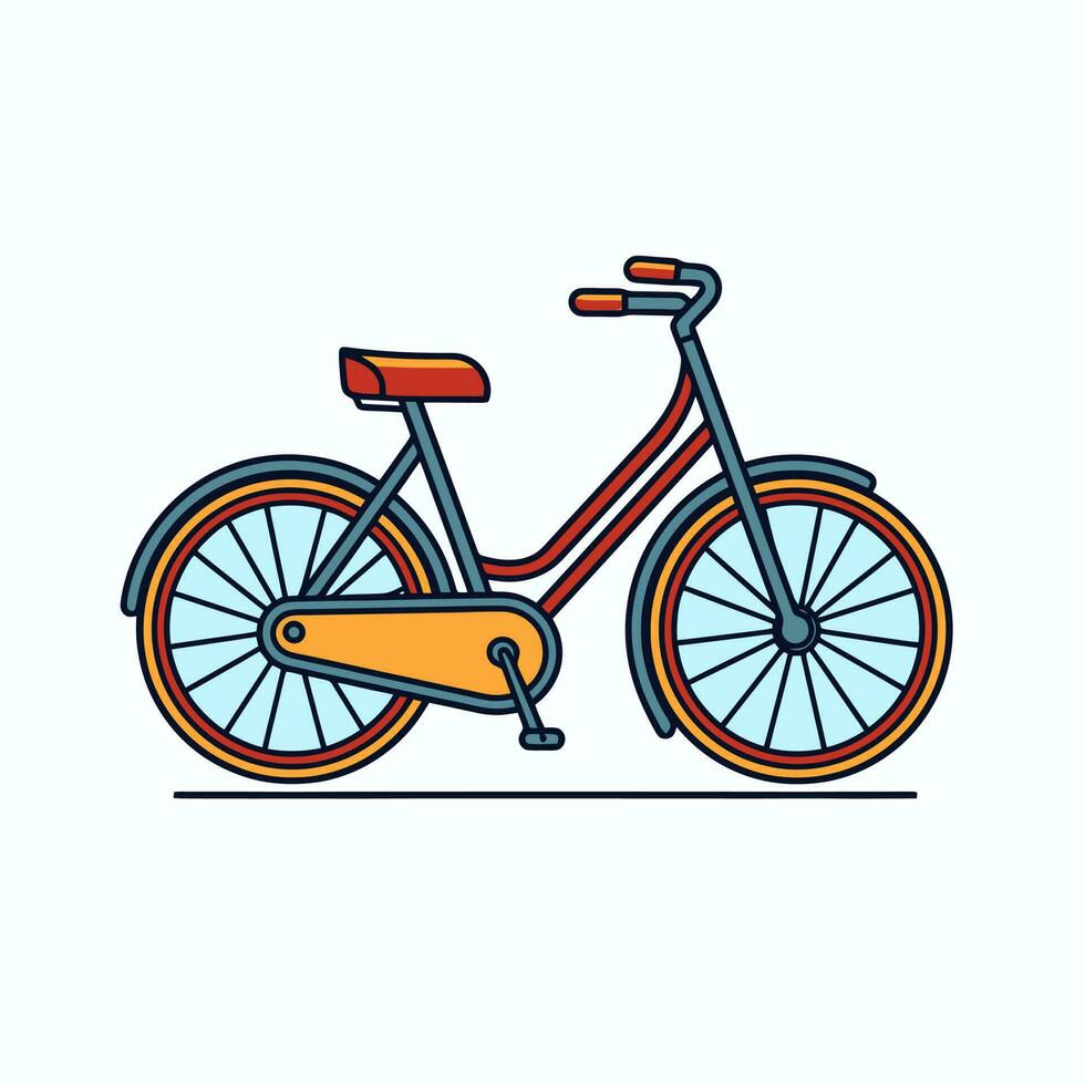 fiets icoon ontwerp fiets illustratie voertuig tekenfilm vector grafisch