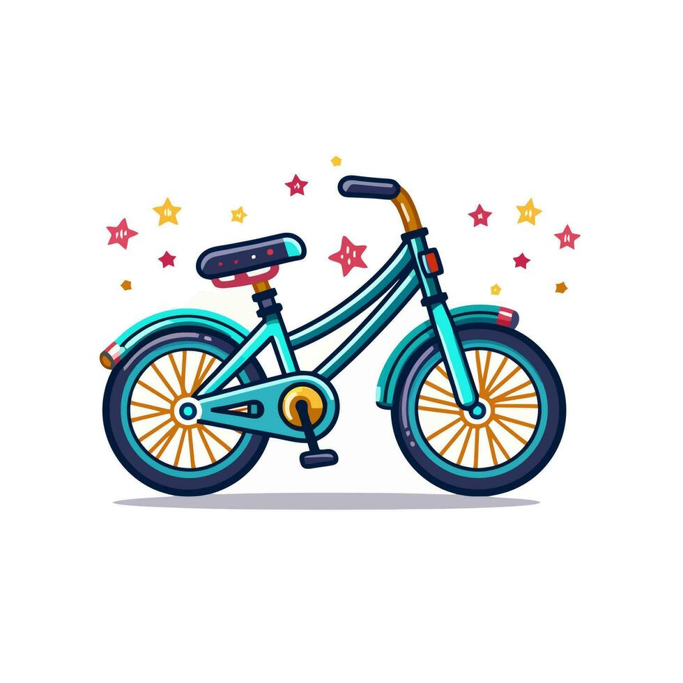 fiets icoon ontwerp fiets illustratie voertuig tekenfilm vector grafisch