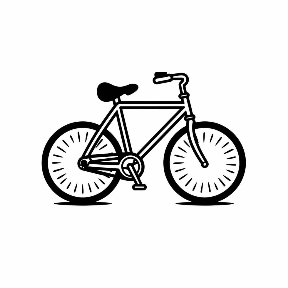 fiets icoon ontwerp fiets illustratie voertuig tekenfilm vector grafisch