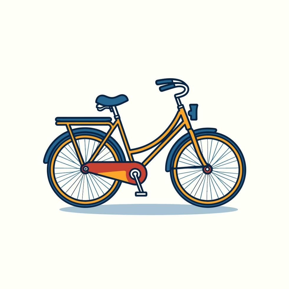 fiets icoon ontwerp fiets illustratie voertuig tekenfilm vector grafisch