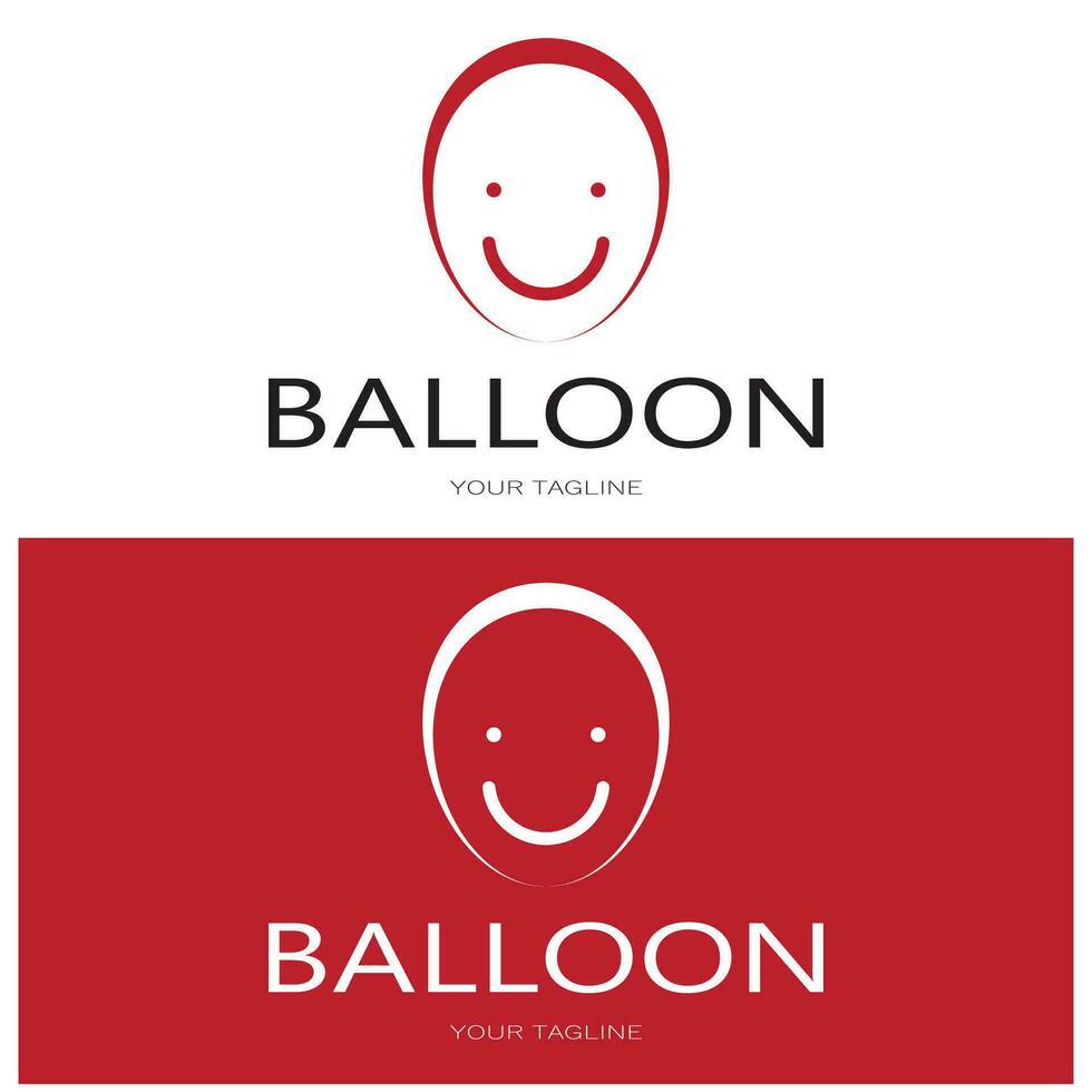 gemakkelijk ballon logo, voor kinderen evenement, speelgoed- winkel, verjaardag, vakantie vector