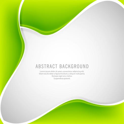 Abstracte groene golvende creatieve vectorachtergrond vector