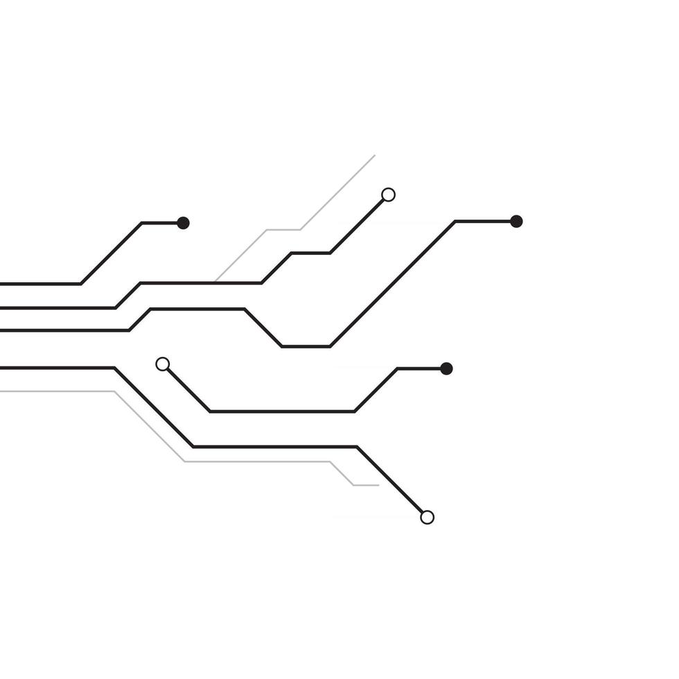 circuit vector illustratie ontwerpsjabloon