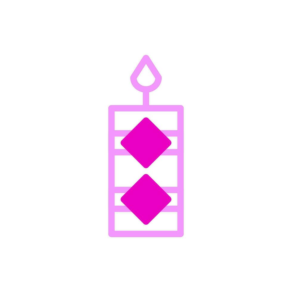 icoon duotune roze kleur Chinese nieuw jaar symbool perfect. vector