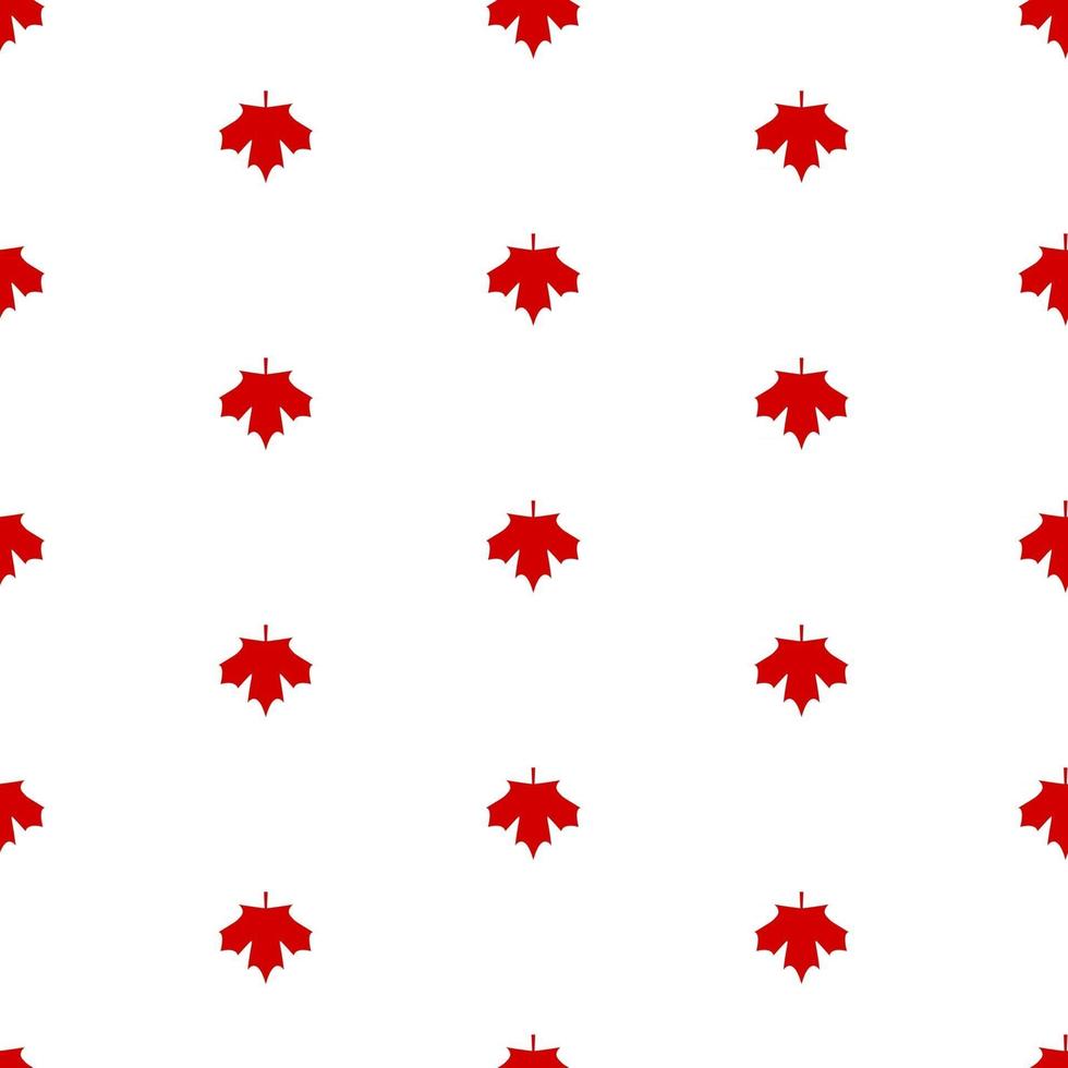 rood esdoorn Canada naadloos patroon vector