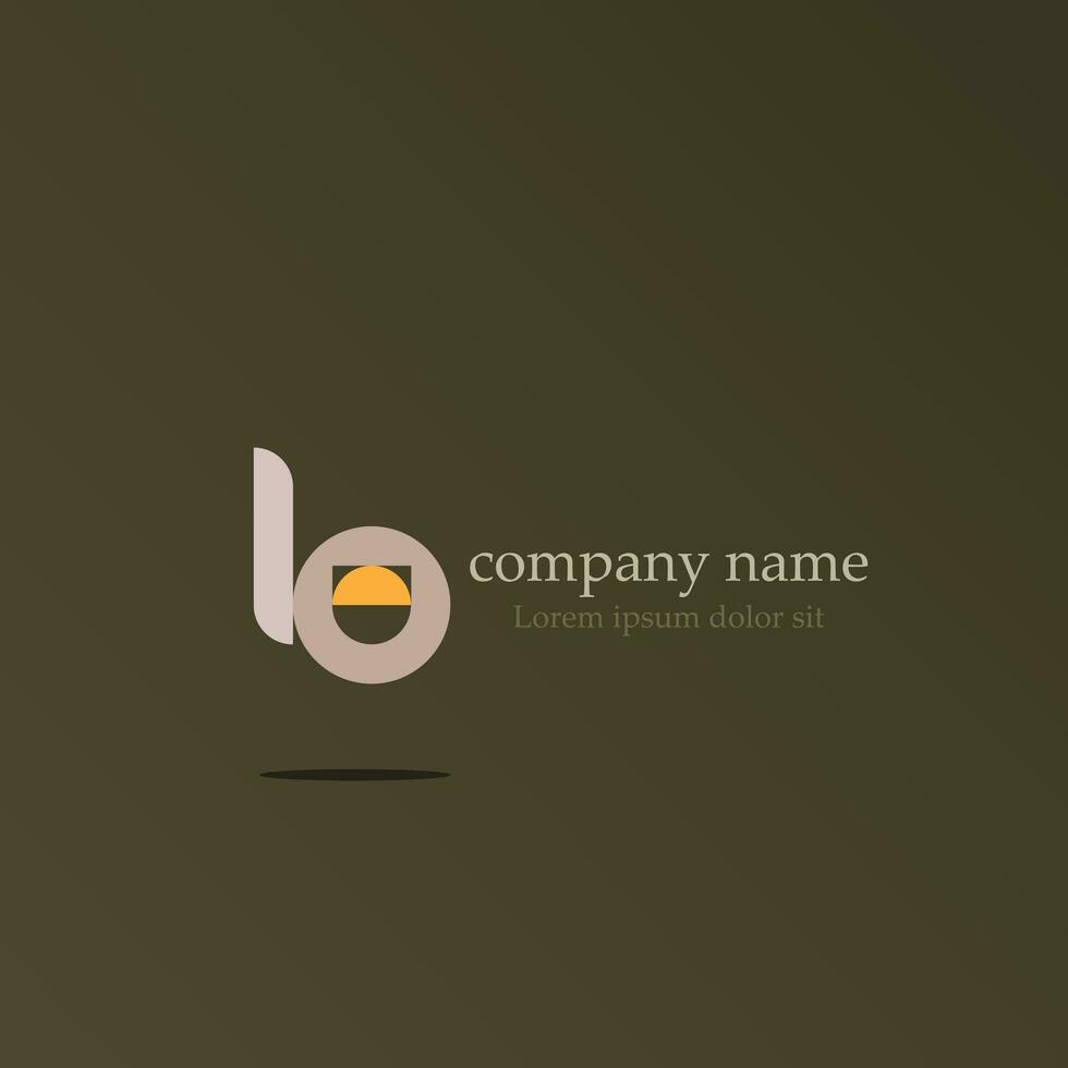 logo icoon ontwerp brief b Matrix vorm pastel bruin kleur luxe monogram elegant gemakkelijk aantrekkelijk futuristische modern voor verzekering bedrijf eps 10 vector