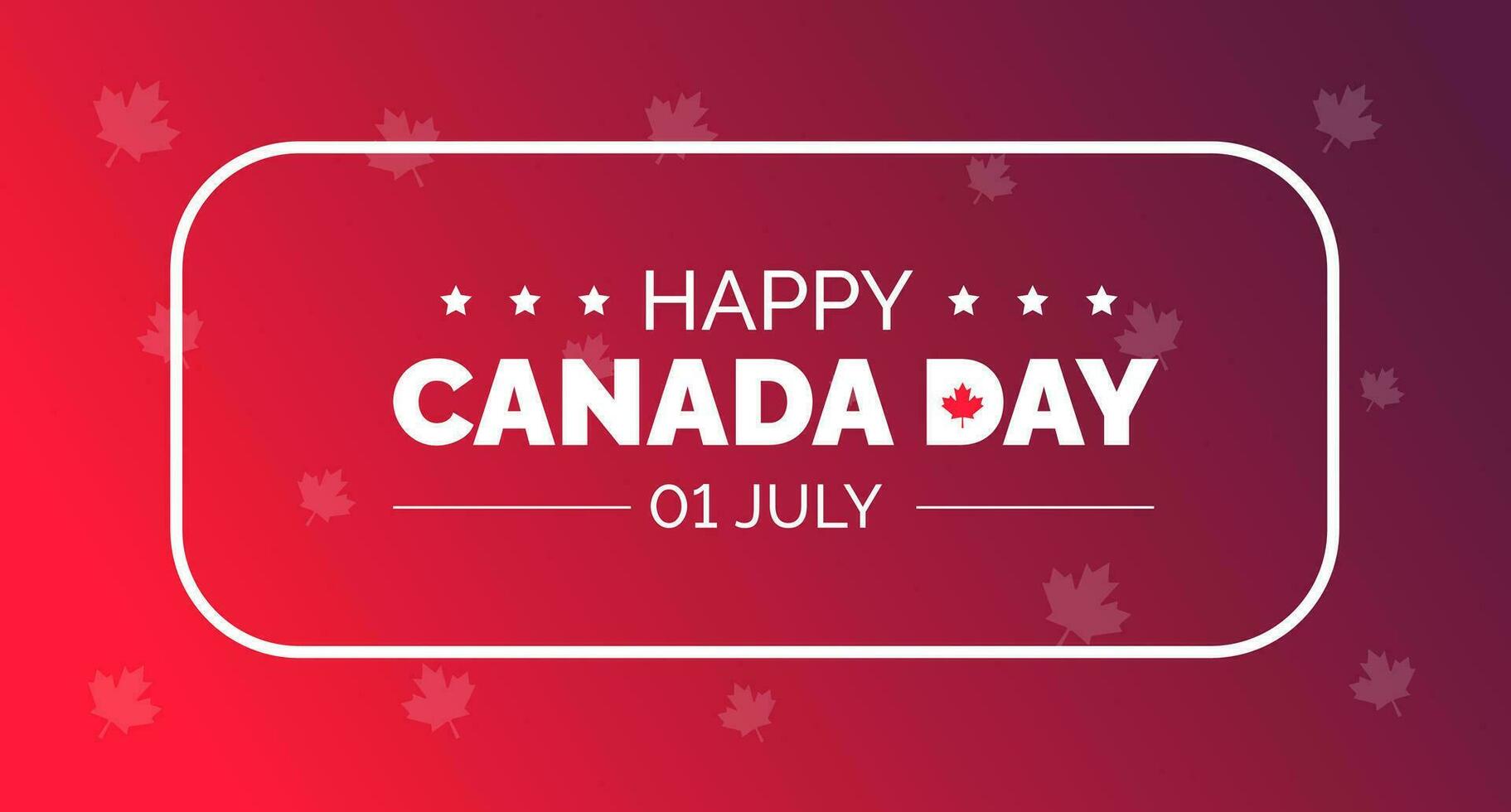 gelukkig Canada dag achtergrond of banier ontwerp sjabloon gevierd in 1 juli. Canada onafhankelijkheid dag achtergrond. vector