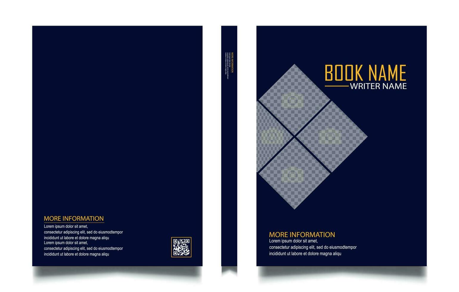 minimalistische boek Hoes ontwerp voor tijdschrift, stationair, kop. minimaal briefpapier, opleiding, logboek boek Hoes ontwerp. boek mockup ontwerp. boekhandel reclame maken, Promotie, infographics Hoes ontwerp vector