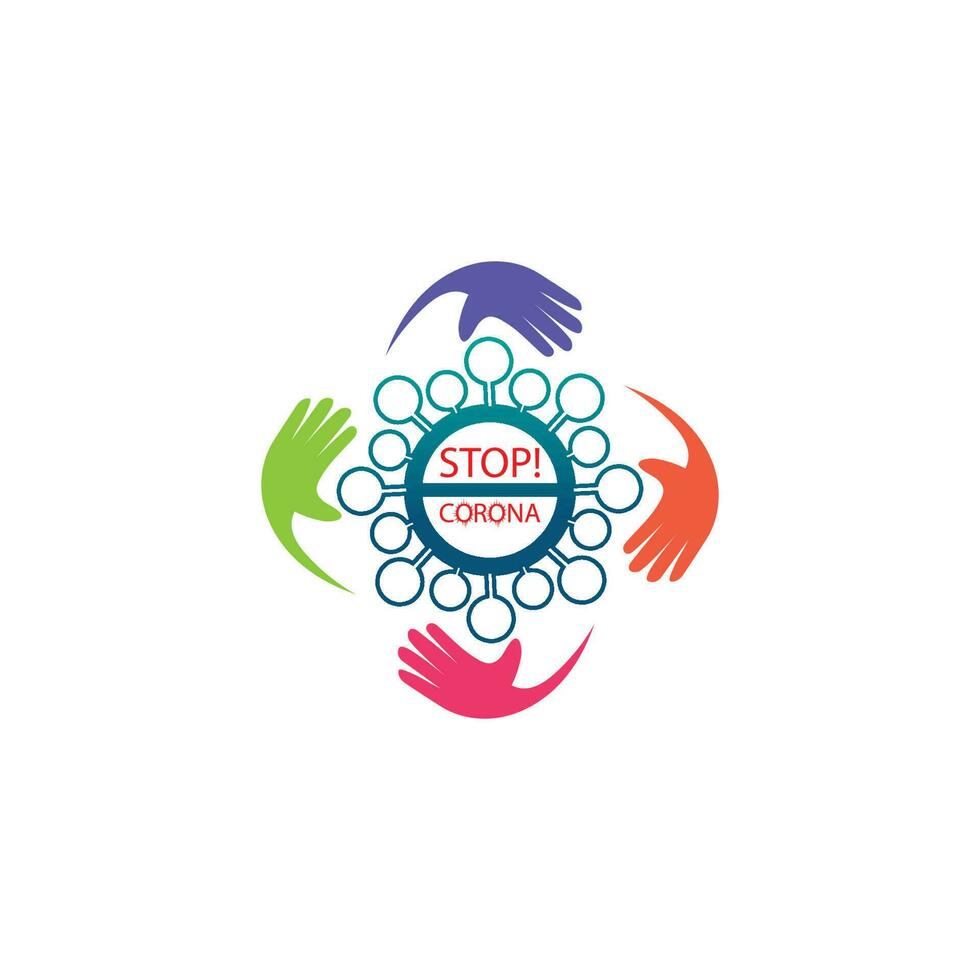 virus corona virus vector en masker ontwerp logo virale vector en ontwerp pictogram symbool