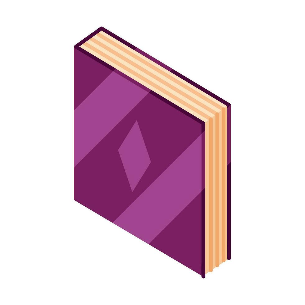 tekst boek bibliotheek geïsoleerd icoon vector