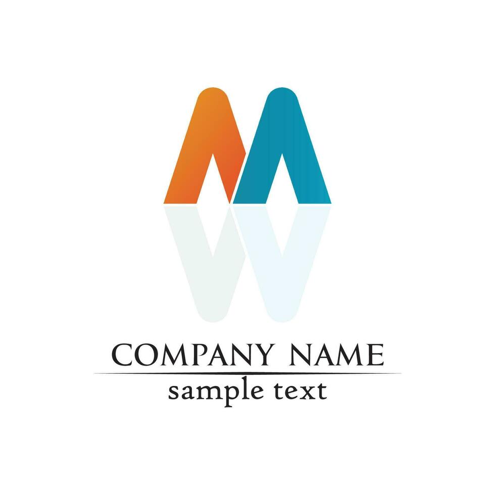 letter m vector iconen zoals logo's