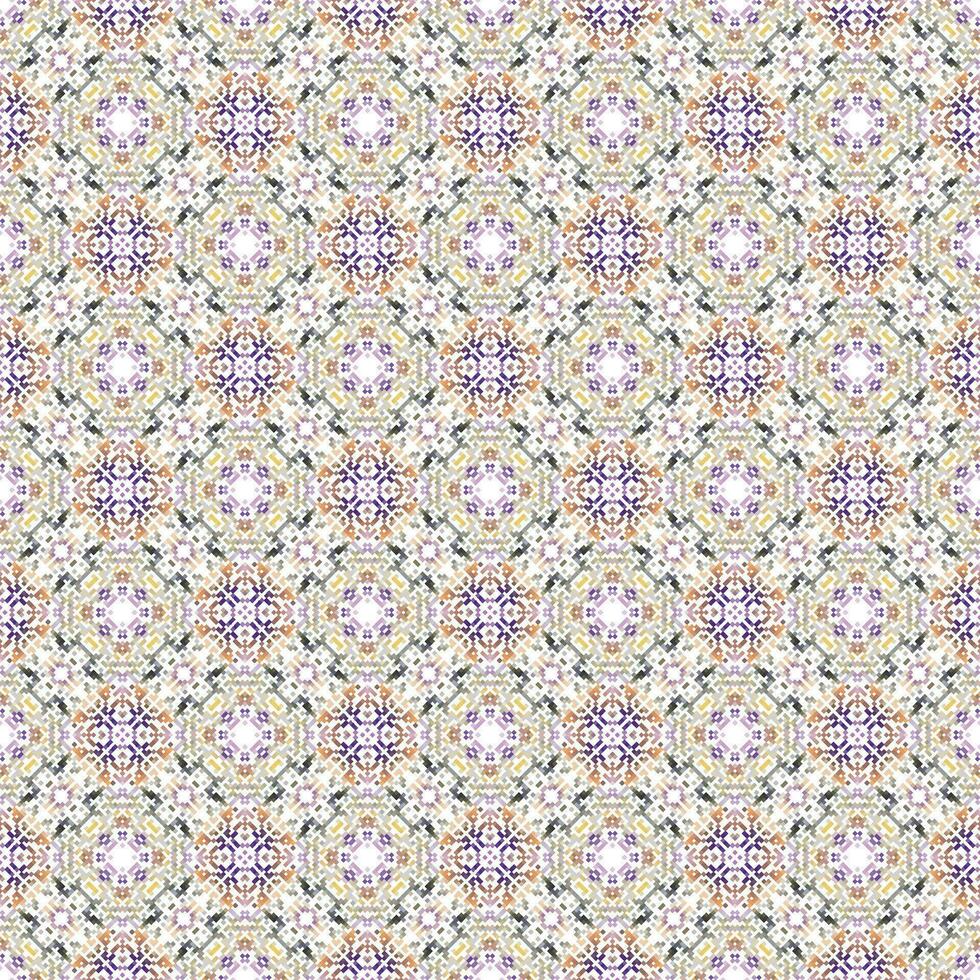 overladen bloemen naadloos textuur, eindeloos patroon met wijnoogst mandala elementen. vector