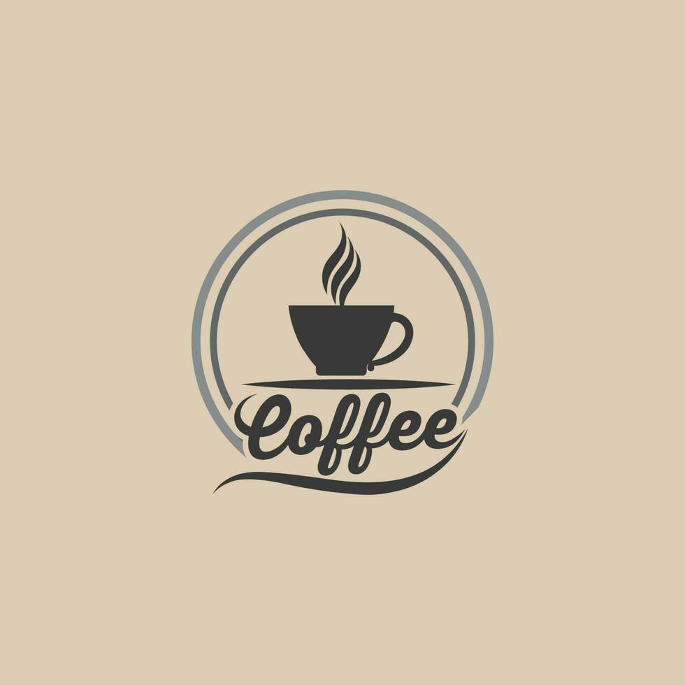 koffiekopje logo sjabloon vector