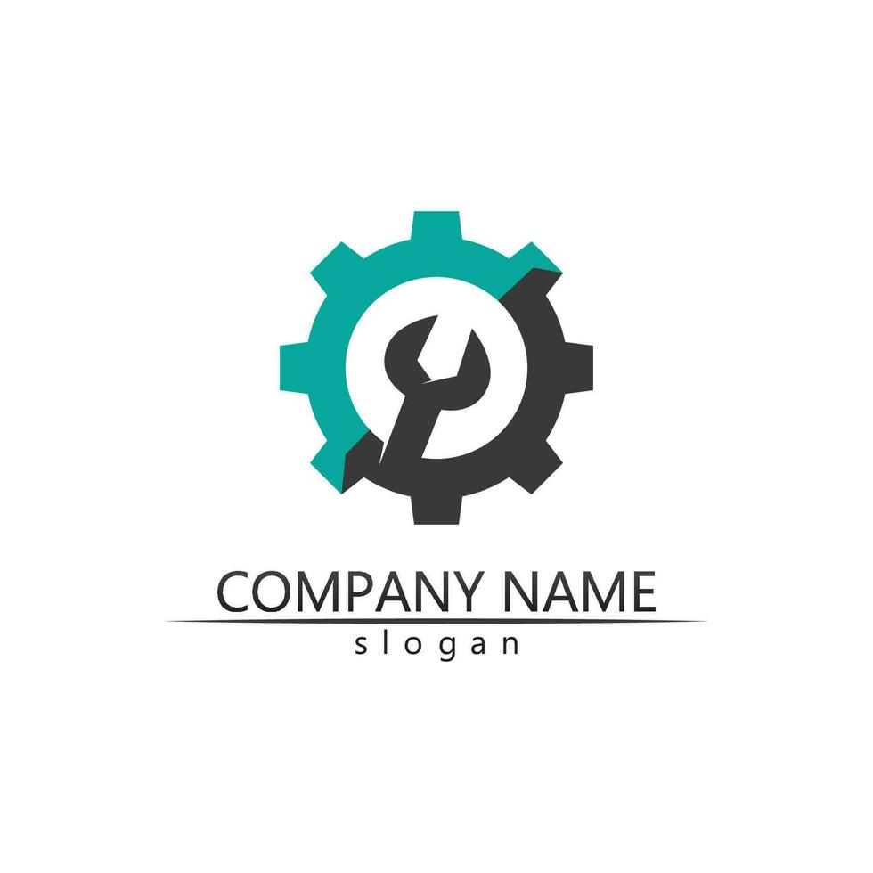 versnelling logo sjabloon vector pictogram