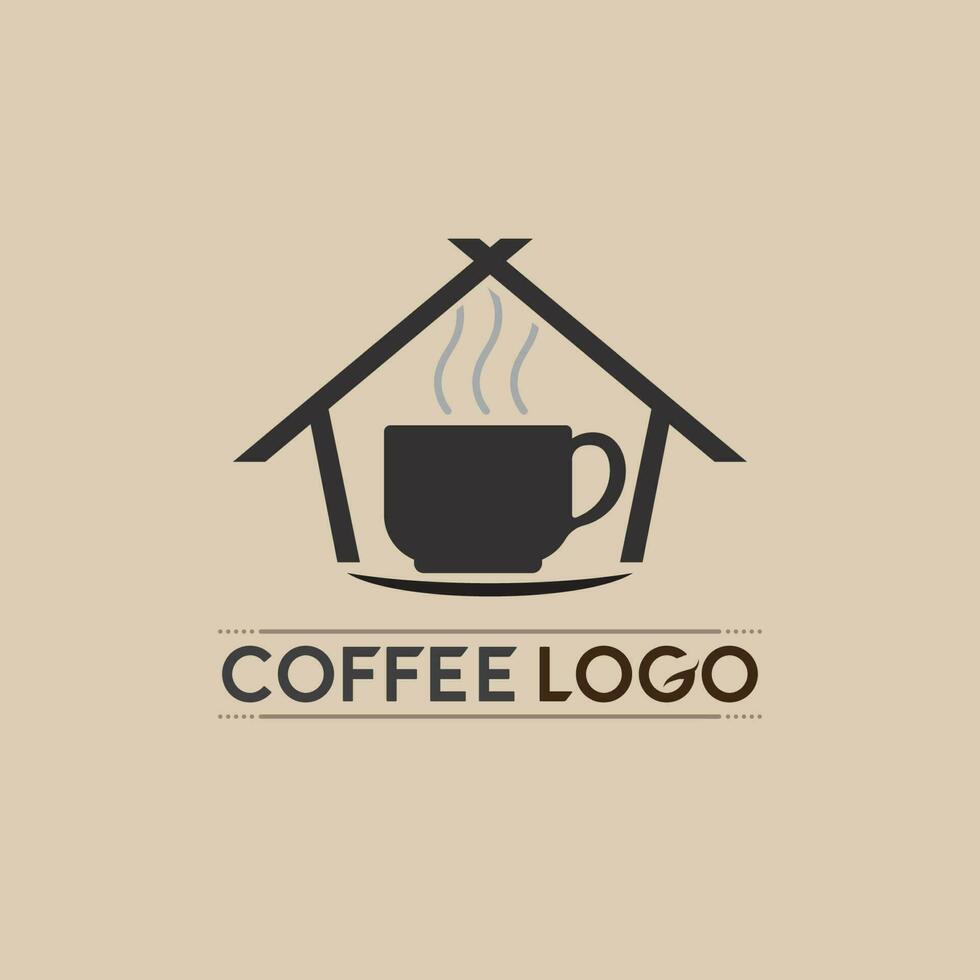 koffiekopje logo sjabloon vector