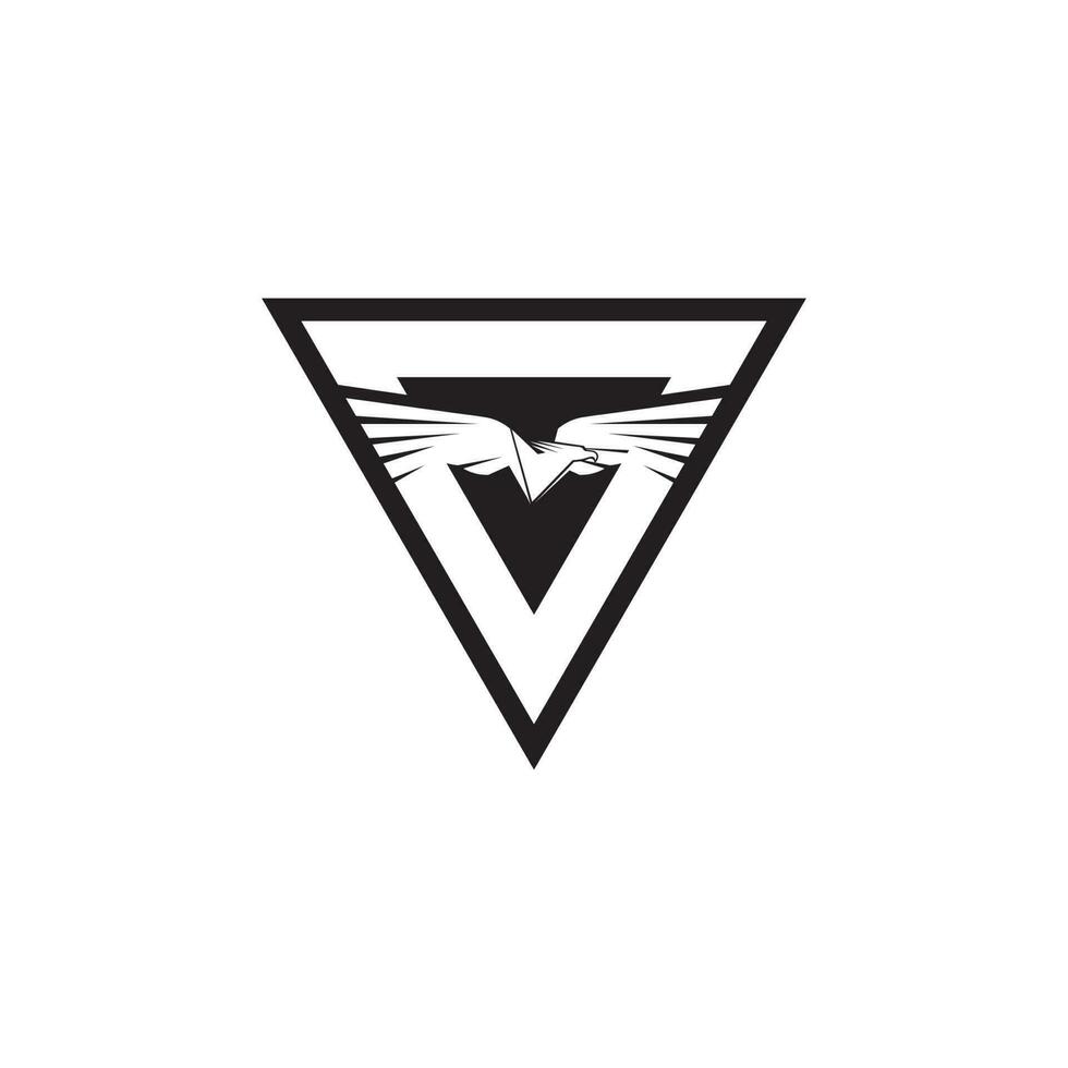 valk vleugels logo sjabloon vector pictogram logo ontwerp app