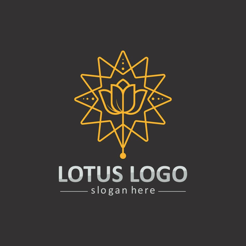 schoonheid vector lotus pictogram