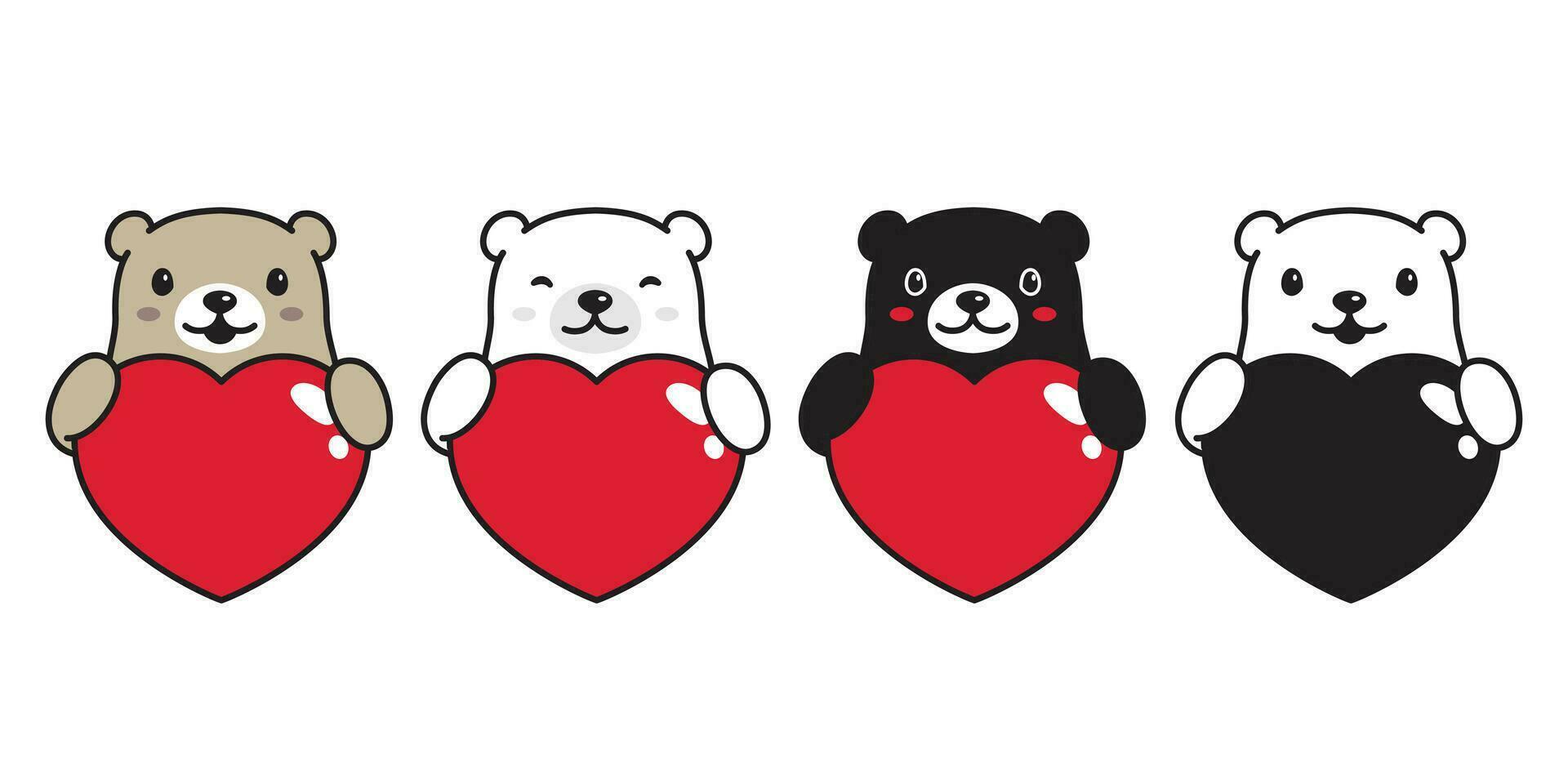 hond vector Frans bulldog hart Valentijn knuffel tekenfilm karakter icoon glimlach logo illustratie