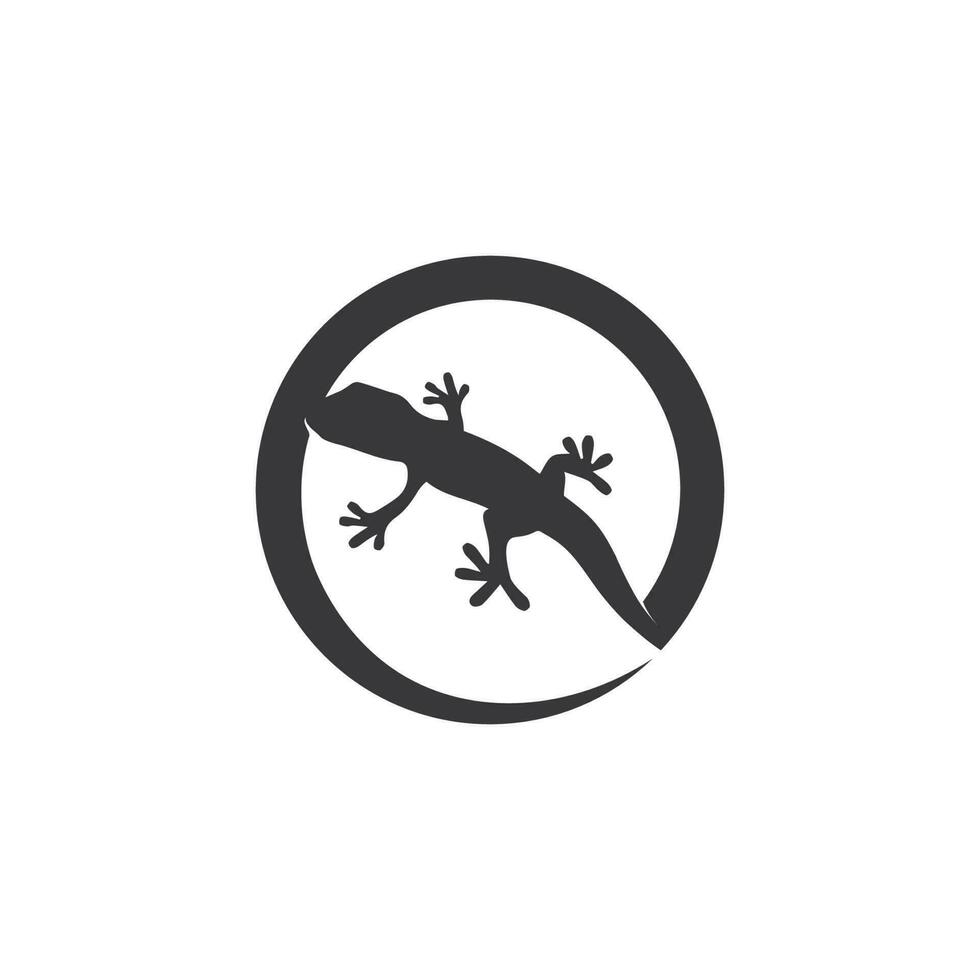 dier vector hagedis salamander gekko krokodil en reptielen ontwerp logo