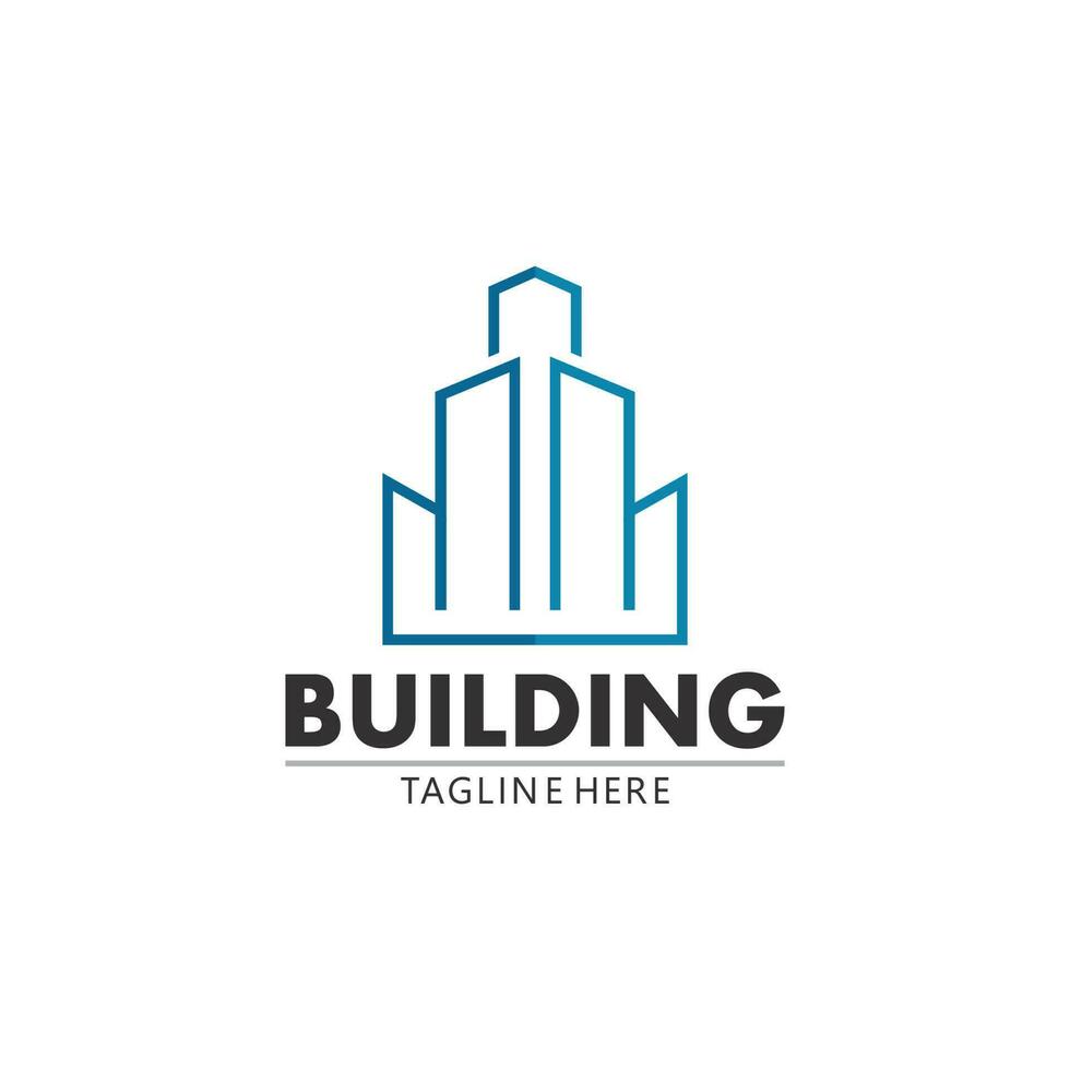 onroerend goed en huis gebouwen vector logo pictogrammen sjabloon