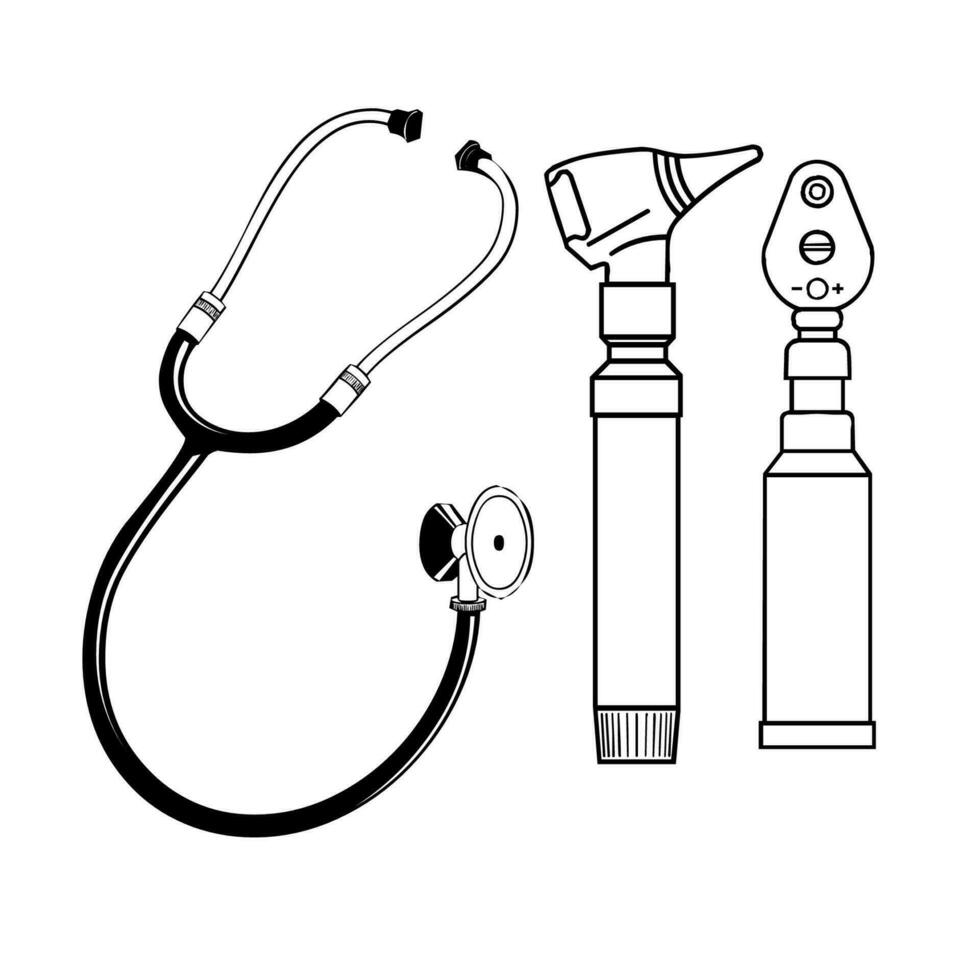 medisch uitrusting items icoon. vector illustratie van medisch dokter.