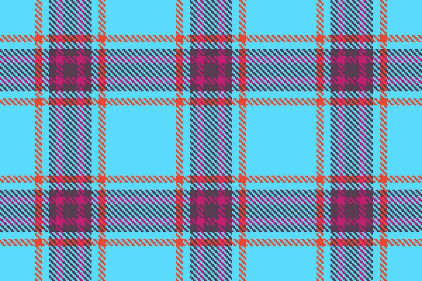 achtergrond plaid kleding stof van controleren patroon Schotse ruit met een structuur textiel vector naadloos.