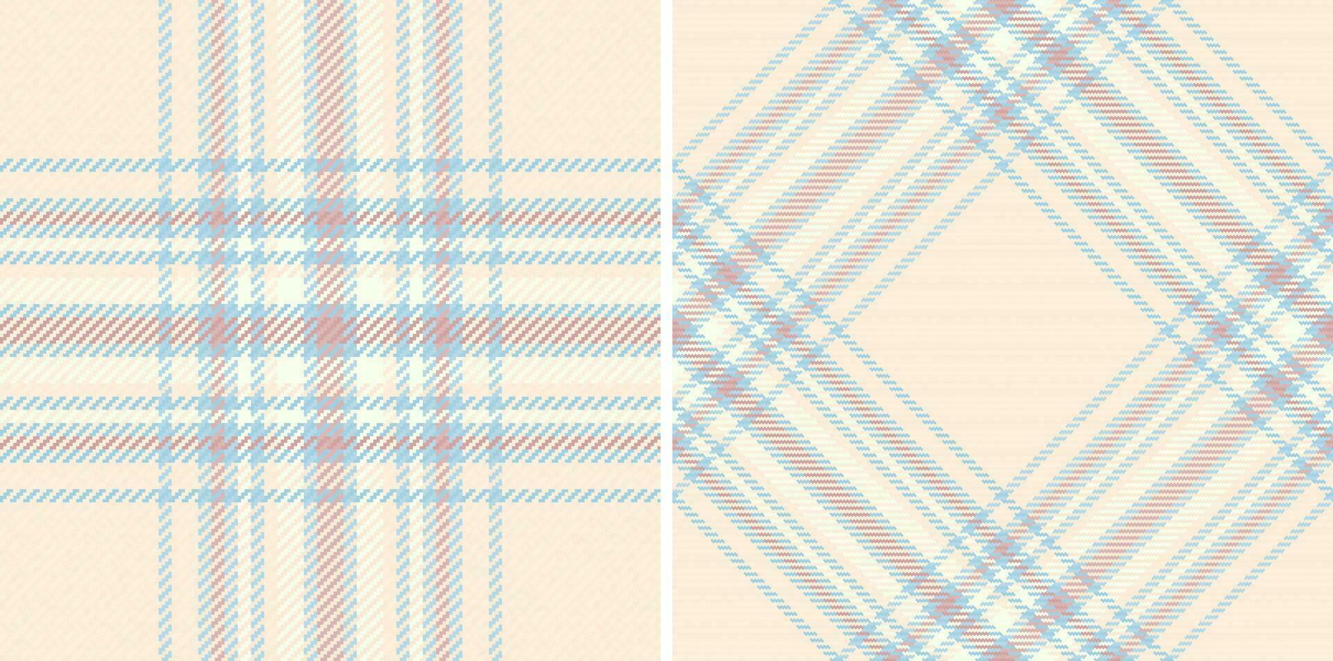 kleding stof textiel controleren van structuur Schotse ruit plaid met een patroon vector naadloos achtergrond.