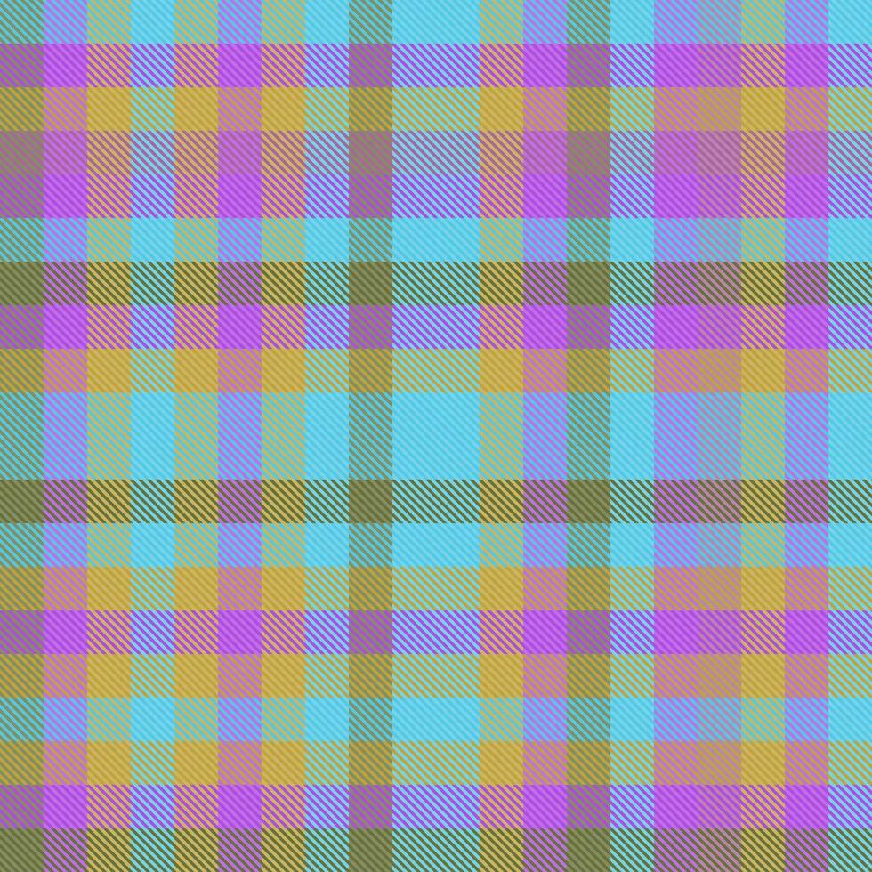 patroon structuur naadloos van achtergrond textiel Schotse ruit met een vector kleding stof plaid controleren.