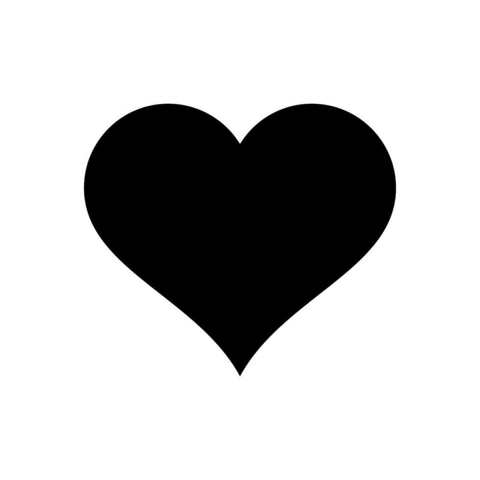 liefde hart icoon geïsoleerd Aan wit achtergrond vector