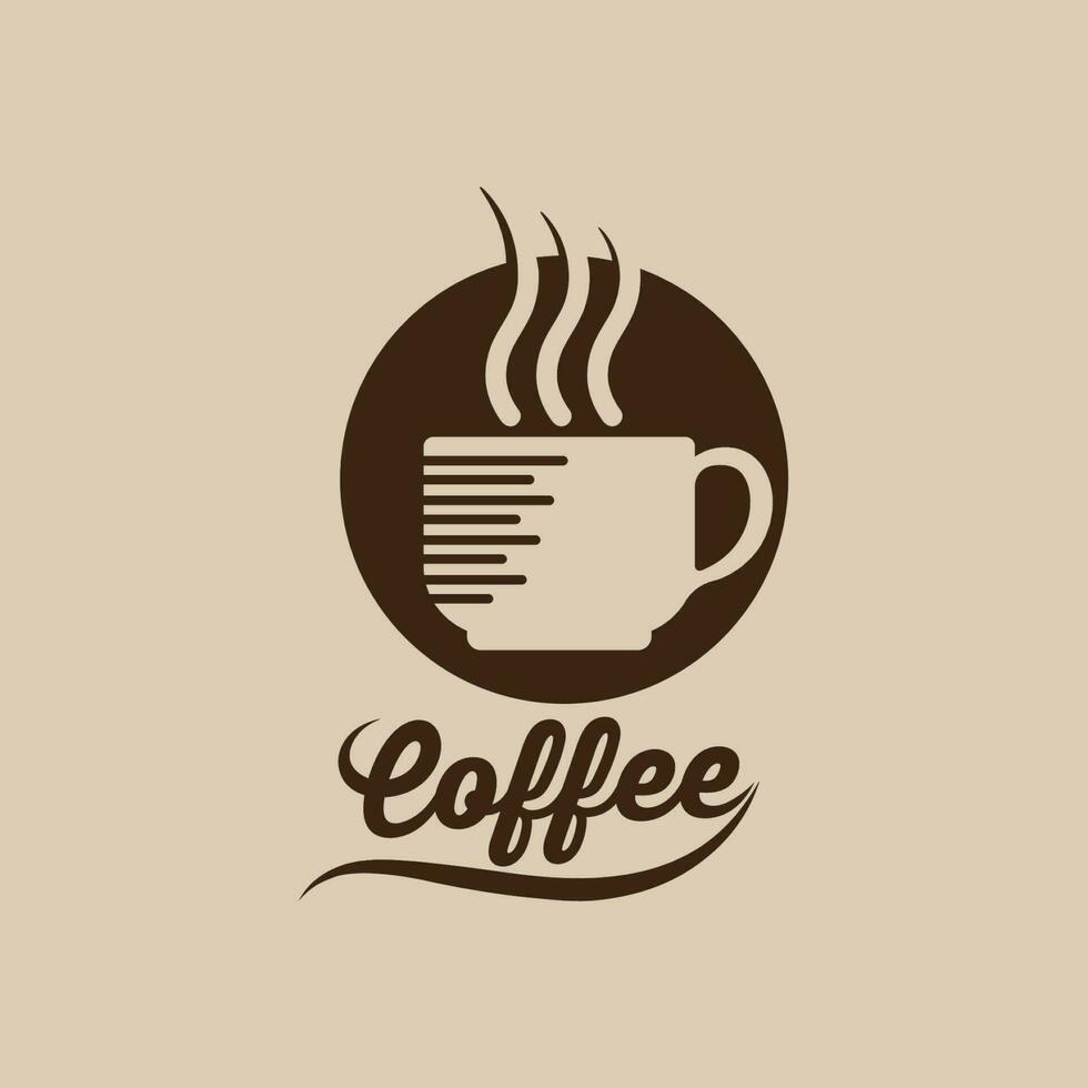 koffiekopje logo sjabloon vector