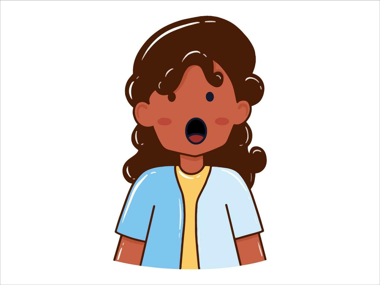 vrouw karakter icoon avatar illustratie vector