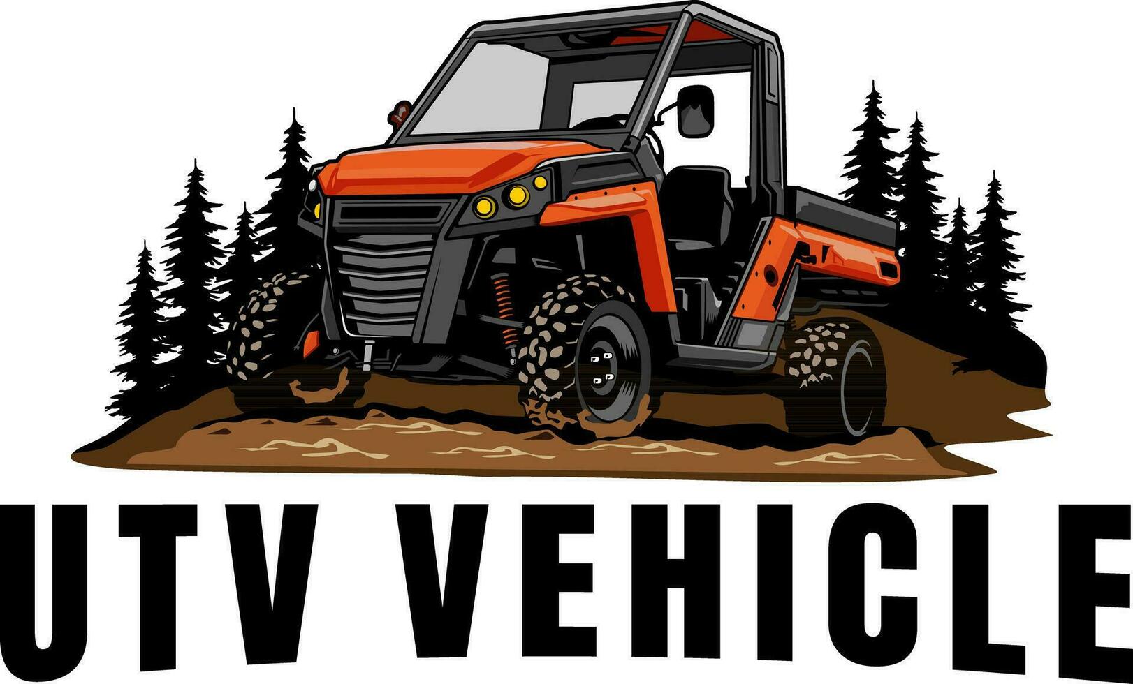 utv offroading sociale club logo ontwerp vector