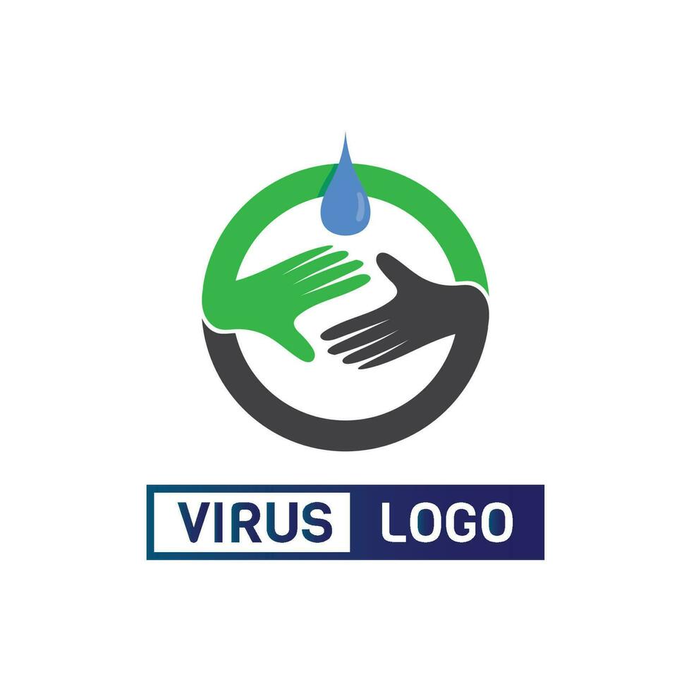 virus corona virus vector en masker ontwerp logo virale vector en ontwerp pictogram symbool