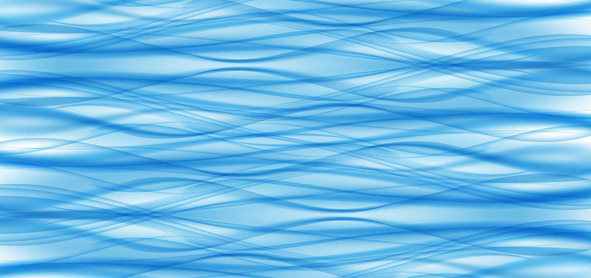 abstracte blauwe golf op witte achtergrond vector