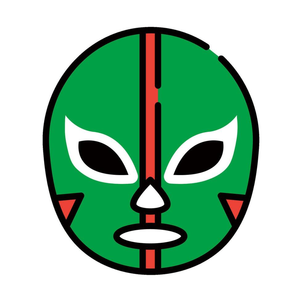 Mexicaans masker icoon geïsoleerd ontwerp vector