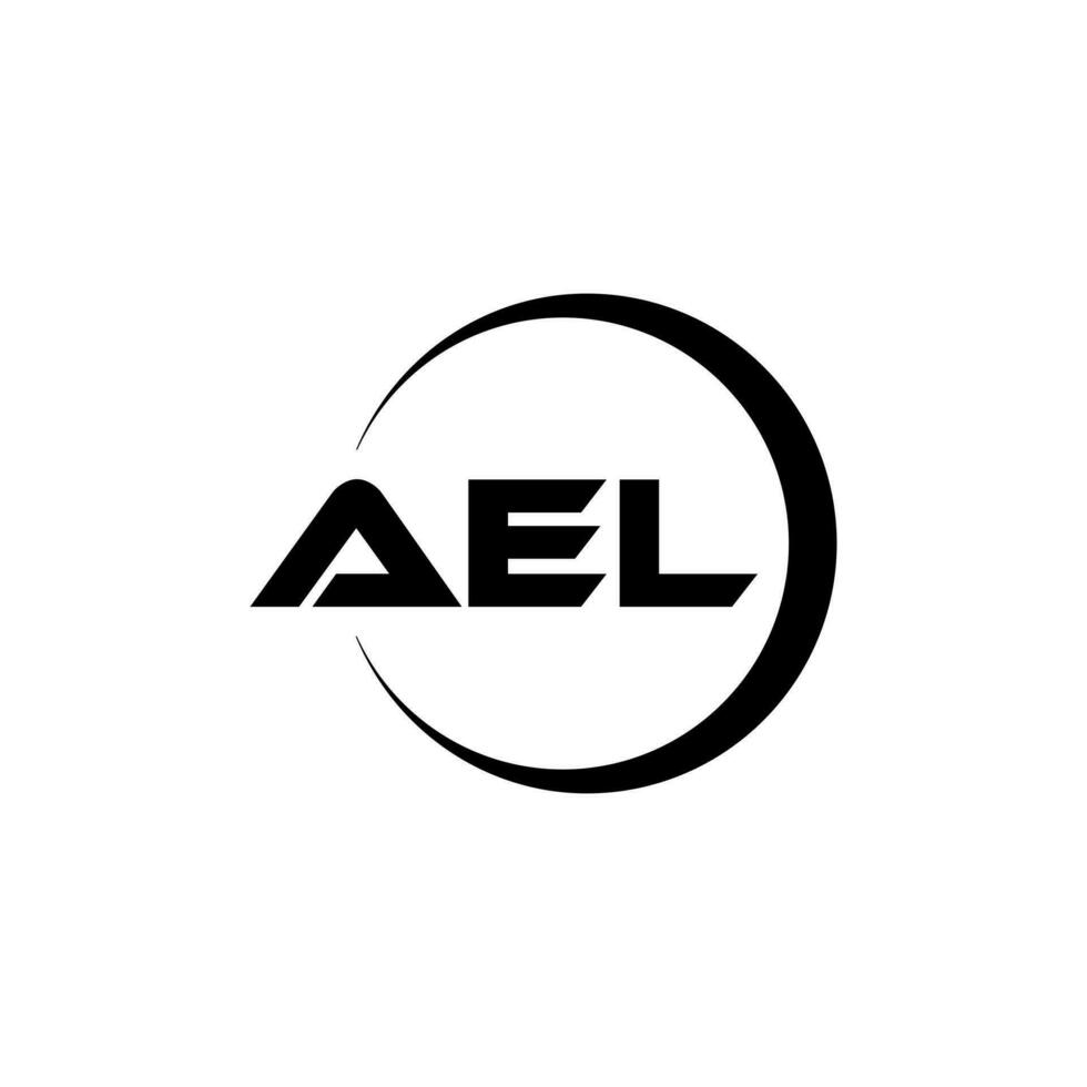 ael brief logo ontwerp in illustratie. vector logo, schoonschrift ontwerpen voor logo, poster, uitnodiging, enz.