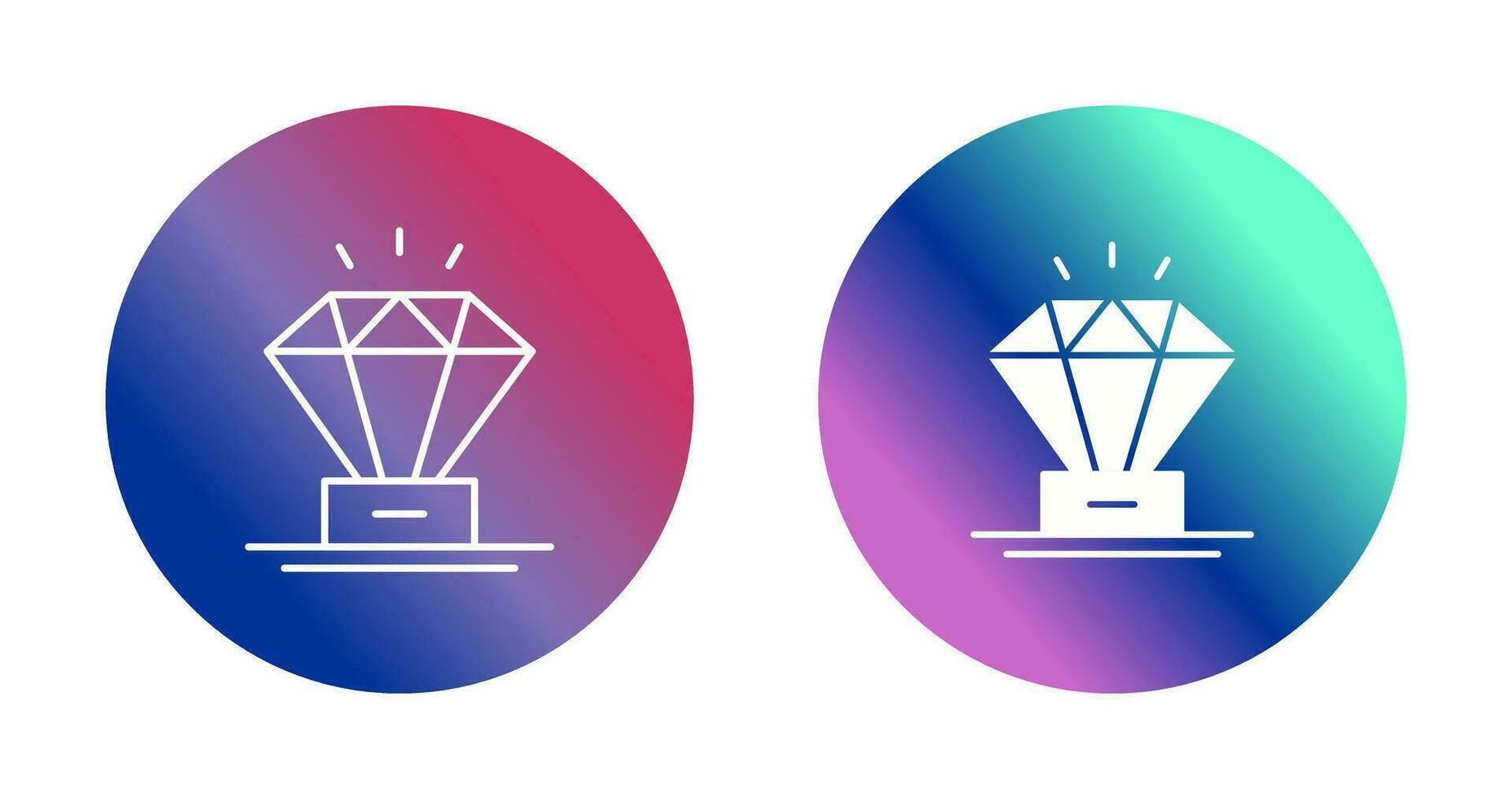 diamant vector pictogram